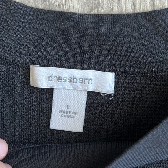 Dress Barn Black Dressy Tank Size L - Picture 2 of 6